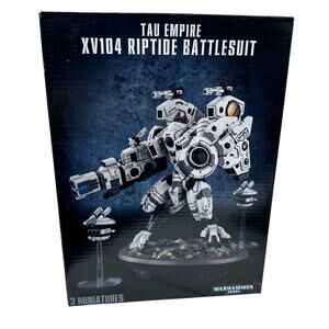 Warhammer 40K Riptide Battlesuit Tau Empire XV104 Games Workshop New Open Box